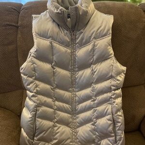 Lands End Silver Women’s Vest (like new!)